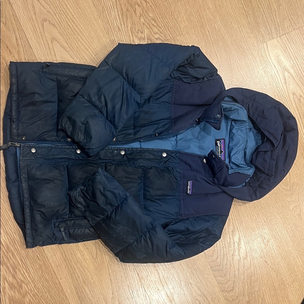 Patagonia Dark Blue Hooded Jacket